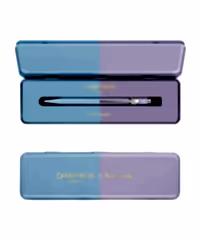 Caran D'Ache Paul Smith Ballpoint Pen Sky Blue and Lavender