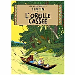 Broken Ear Tintin Poster