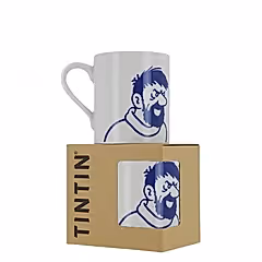 Captain Haddock Blue Line Mug
