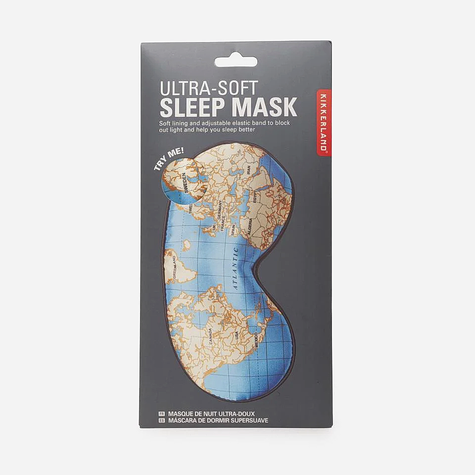 World Map Sleep Mask