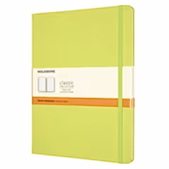 Moleskine XL Hardcover Ruled Notebook Lemon Green
