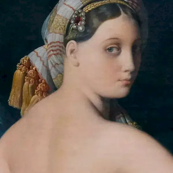 La Grande Odalisque Art - Ickles Mini Card