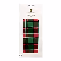 Red & Green Tartan Tissue Paper