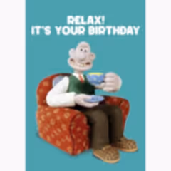 Relax! It's Your Birthday Wallace Card