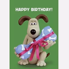 Gromit Happy Birthday Card