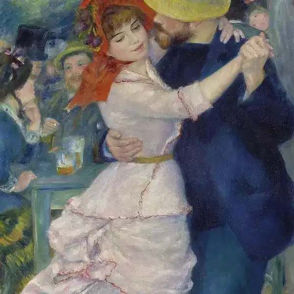 Dance at Bougival Art-ickles Mini Card