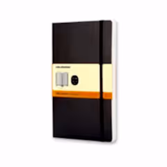Moleskine Classic Black Large Ruled Soft Notebook