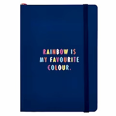 Rainbow Is My Favourite Colour Busy Life A6 Notebook