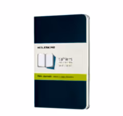 Moleskine Cahiers Set of 3 Plain Pocket Journals Brisk Blue