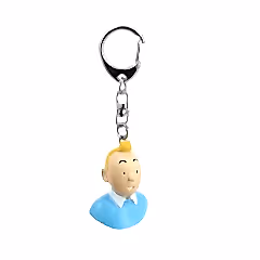 Tintin Bust Keyring