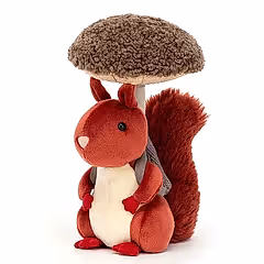 Jellycat Fungi Forager Squirrel