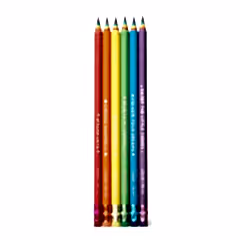 Happiness For Everyday Set of 6 Graphite Pencils