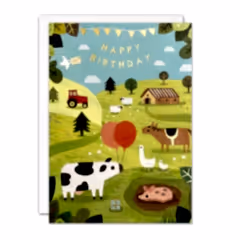 Farm Birthday Card