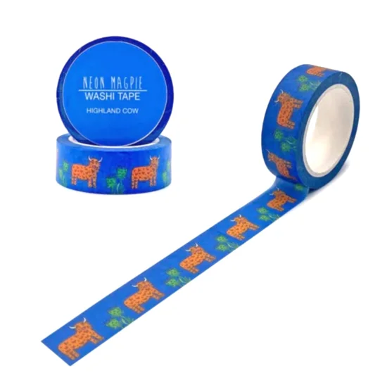 Highland Cow Washi Tape