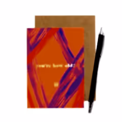 You're How Old? Foiled Card