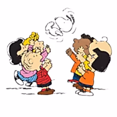 Snoopy & Gang Snoopy Card