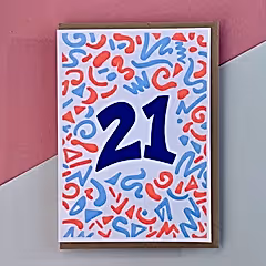 21 Birthday Card