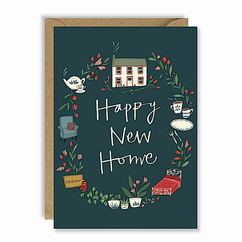 Happy New Home Greeting Card