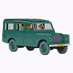 Tintin  1/24th Scale Land Rover From Tintin and the Picaros