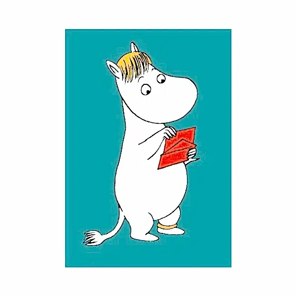 Letter Moomin Mini Card