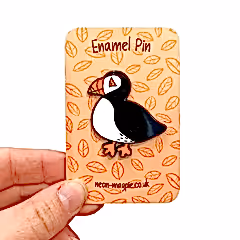 Puffin Enamel Pin Badge