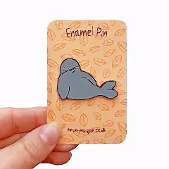 Seal Enamel Pin Badge