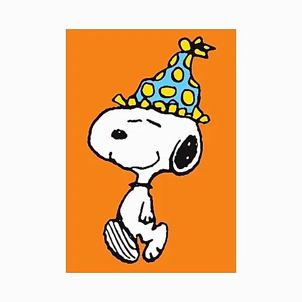 Party Hat Snoopy Mini Card