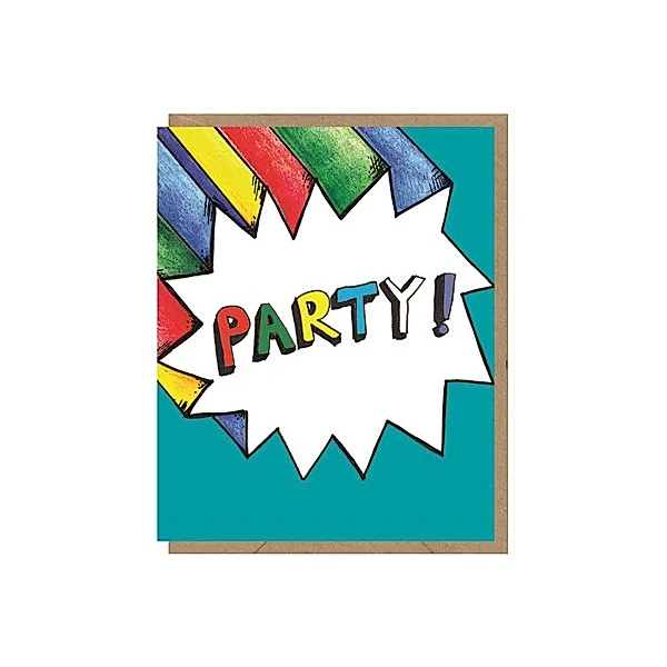 Party Pop Pack of 8 Party Invitations