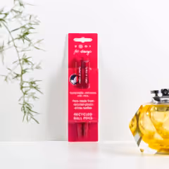 Pink Recycled Plastic Bottle Make A Mark Pen Set