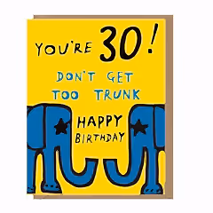 30th Trunk Card