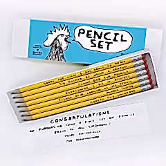 David Shrigley Pencil Set 3