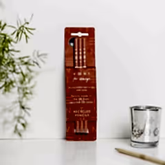 Orange Pack of 3 Pencils