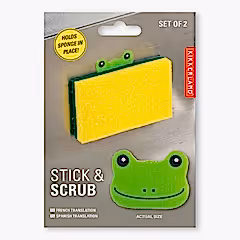 Stick and Scrub Frog