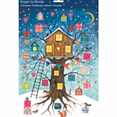 Christmas Treehouse Blue Advent Calendar