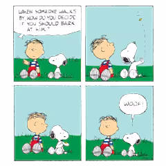 Coin Flip Snoopy Card