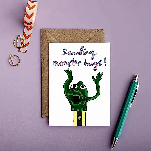 Sending Monster Hugs Card