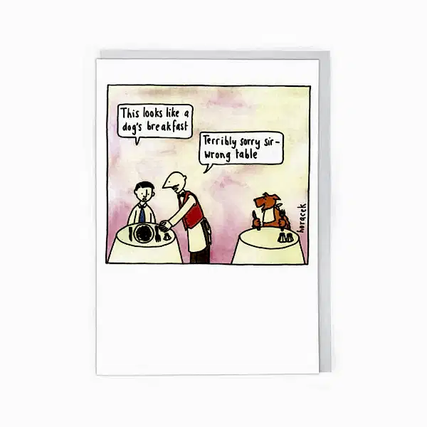 Dog’s Breakfast Card
