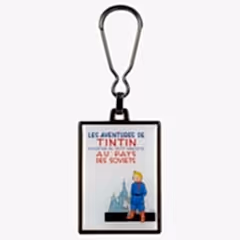 Tintin In The Land Of The Soviets Metal Keyring