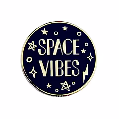 Space Vibes Enamel Pin Badge