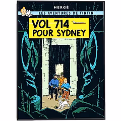 Flight 714 Tintin Poster