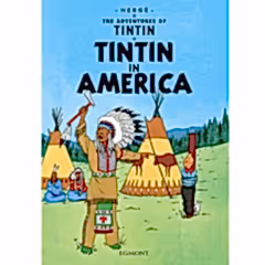 Tintin in America Postcard