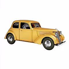 Tintin 1/24th Scale Imperia Damaged Car From The Crab With The Golden Claws