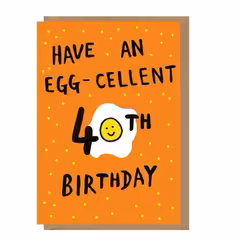 40th Egg-cellent Card