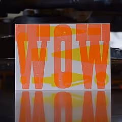 WOW! Letterpress Card