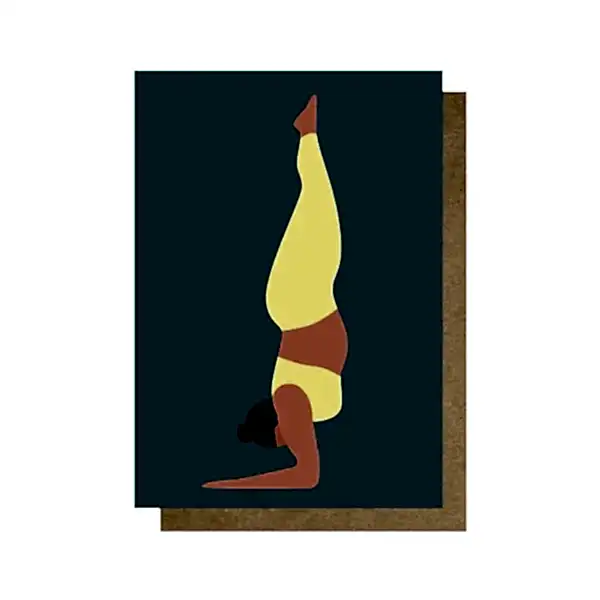 Yoga Armstand Card