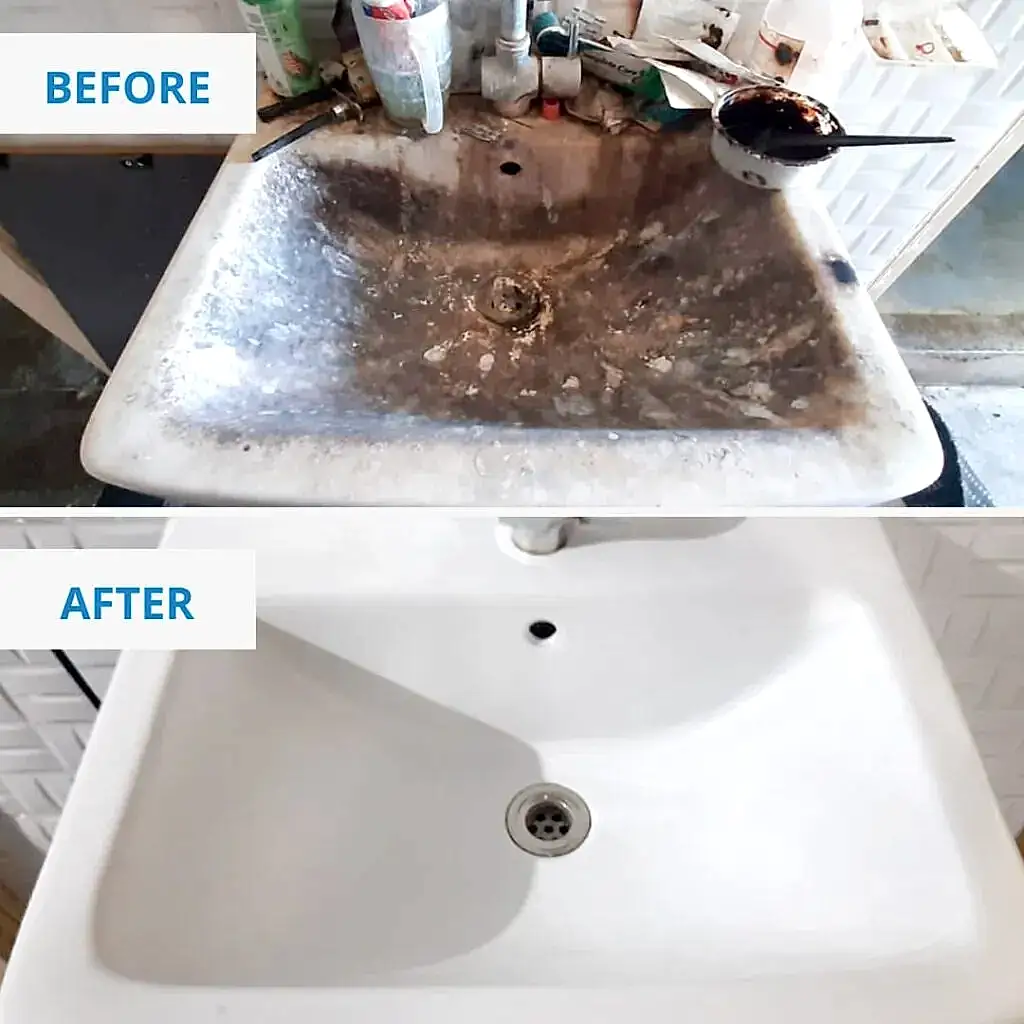 Bathroom Before and After - Clean Fanatics
