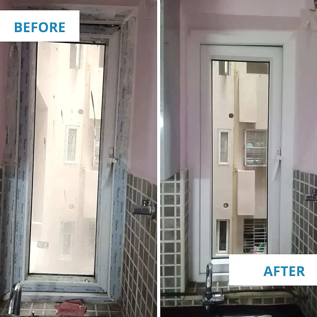 Clean Fanatics - Book Professional Cleaning Services Bangalore Professional Cleaning Services Window cleaning before and after by Clean Fanatics