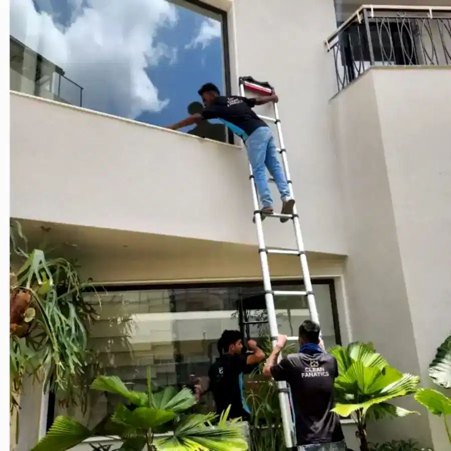 Clean Fanatics - Book Professional Cleaning Services Bangalore Professional Cleaning Services Clean Fanatics team performing full house cleaning