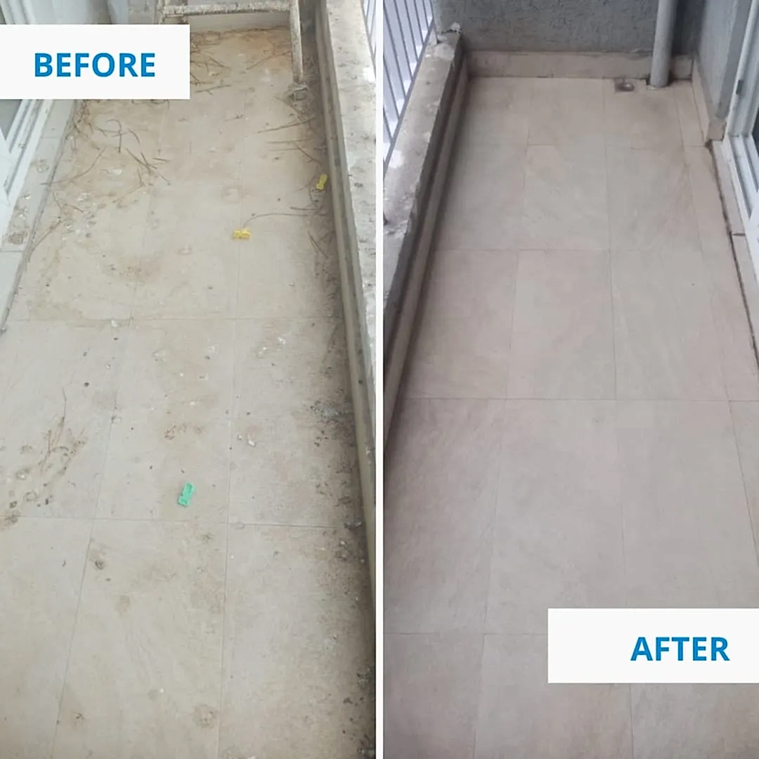 Clean Fanatics - Book Professional Cleaning Services Bangalore Professional Cleaning Services Balcony cleaning before and after by Clean Fanatics